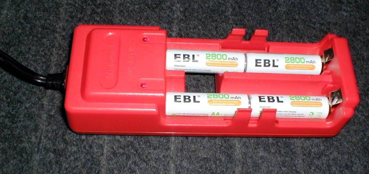 National BQ-2U パナニカ充電器 単2形×4個-単3形×4個用 送料600円拍卖
