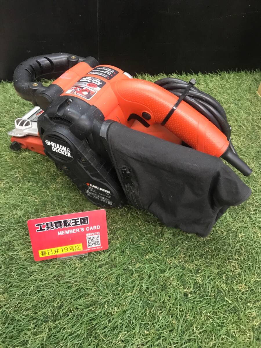 【中古品】【0906】BLACK&DECKER(ブラック&デッカー) ドラッグスターベルトサンダー KA3000 IT02MCHGC2ZM拍卖