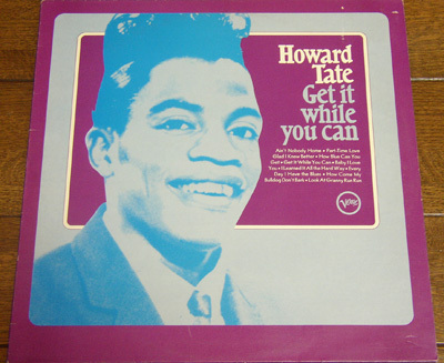 Howard Tate - Get It While You Can - LP/ Ain't Nobody Home,Baby,I Love You,Part Time Love,Verve Records- POLD 5096,イギリス盤,1983拍卖
