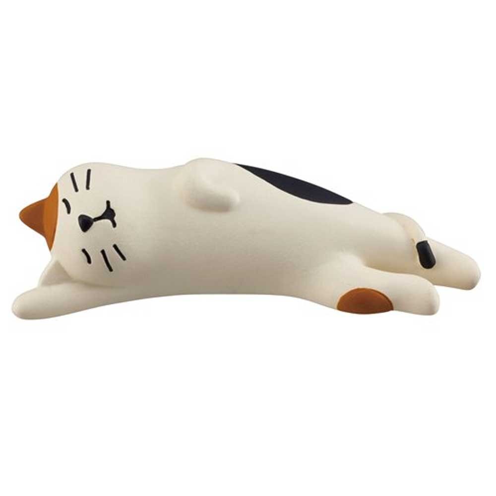 デコレ concombre 猫 マスコット ネコ のび寝猫 約70×25×h20 単位(mm)拍卖