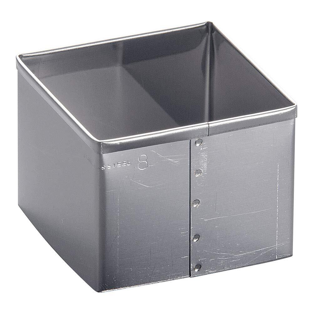 遠藤商事 野菜抜き型 シルバー No.8 業務用 パテ抜 四角 BPT13008拍卖