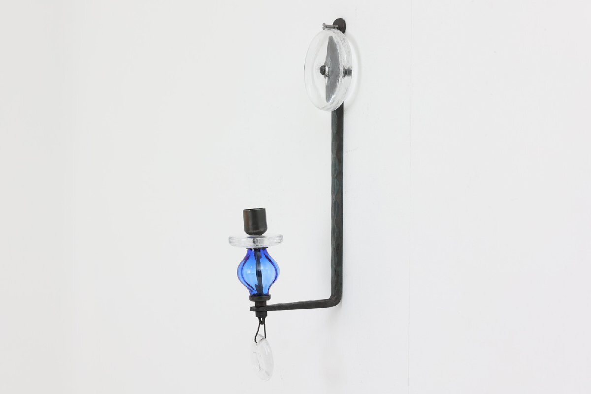 Erik Hoglund エリックホグラン Boda ウォールキャンドルホルダー■北欧雑貨 ビンテージ雑貨 アンティーク品 エ■拍卖