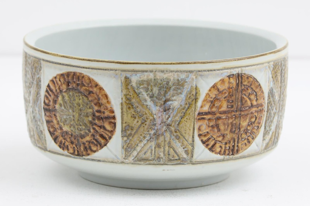 アルミニア窯 Royal Copenhagen ロイヤルコペンハーゲン Kari Christensen ボウル■北欧雑貨 ビ■拍卖