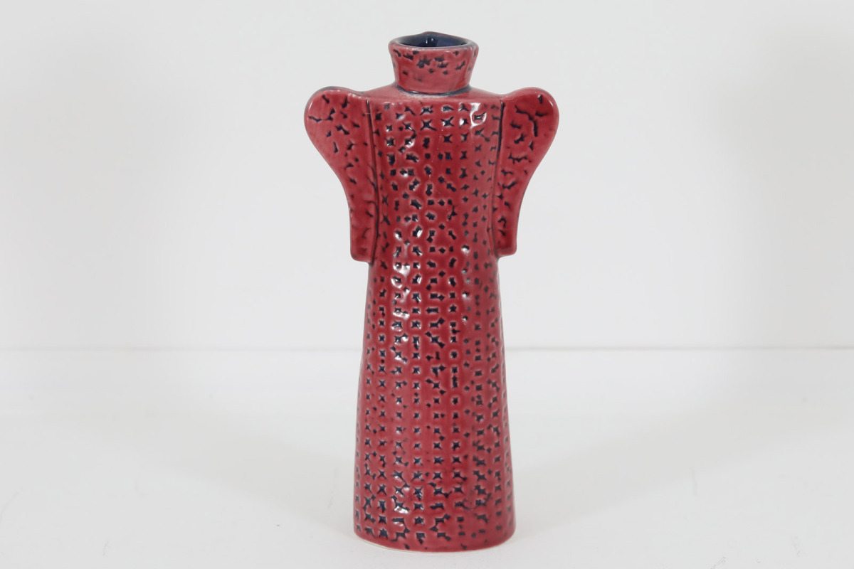 希少 Rorstrand製 Lisa Larson リサ ラーソン Vase Coat コート フラワーベース■北欧雑貨 ビン■拍卖