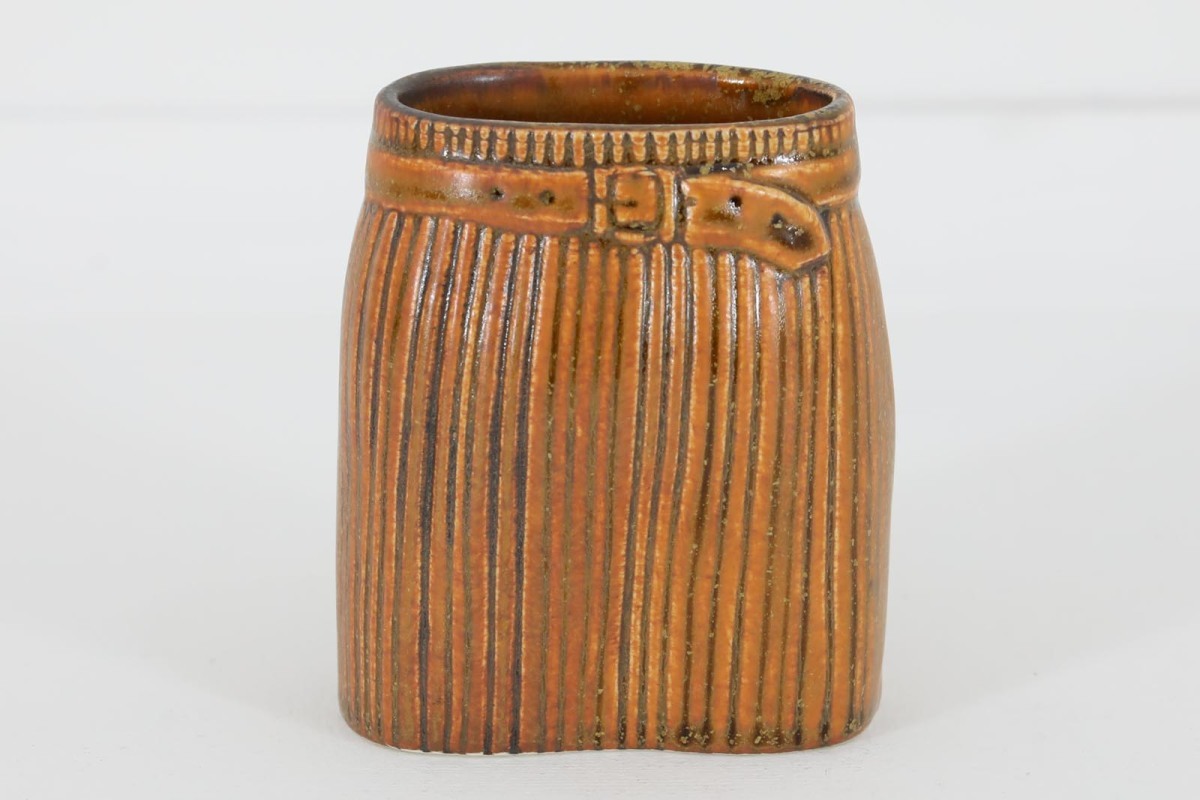 希少 Rorstrand製 Lisa Larson リサ ラーソン Vase スカート フラワーベース■北欧雑貨 ビンテージ雑■拍卖