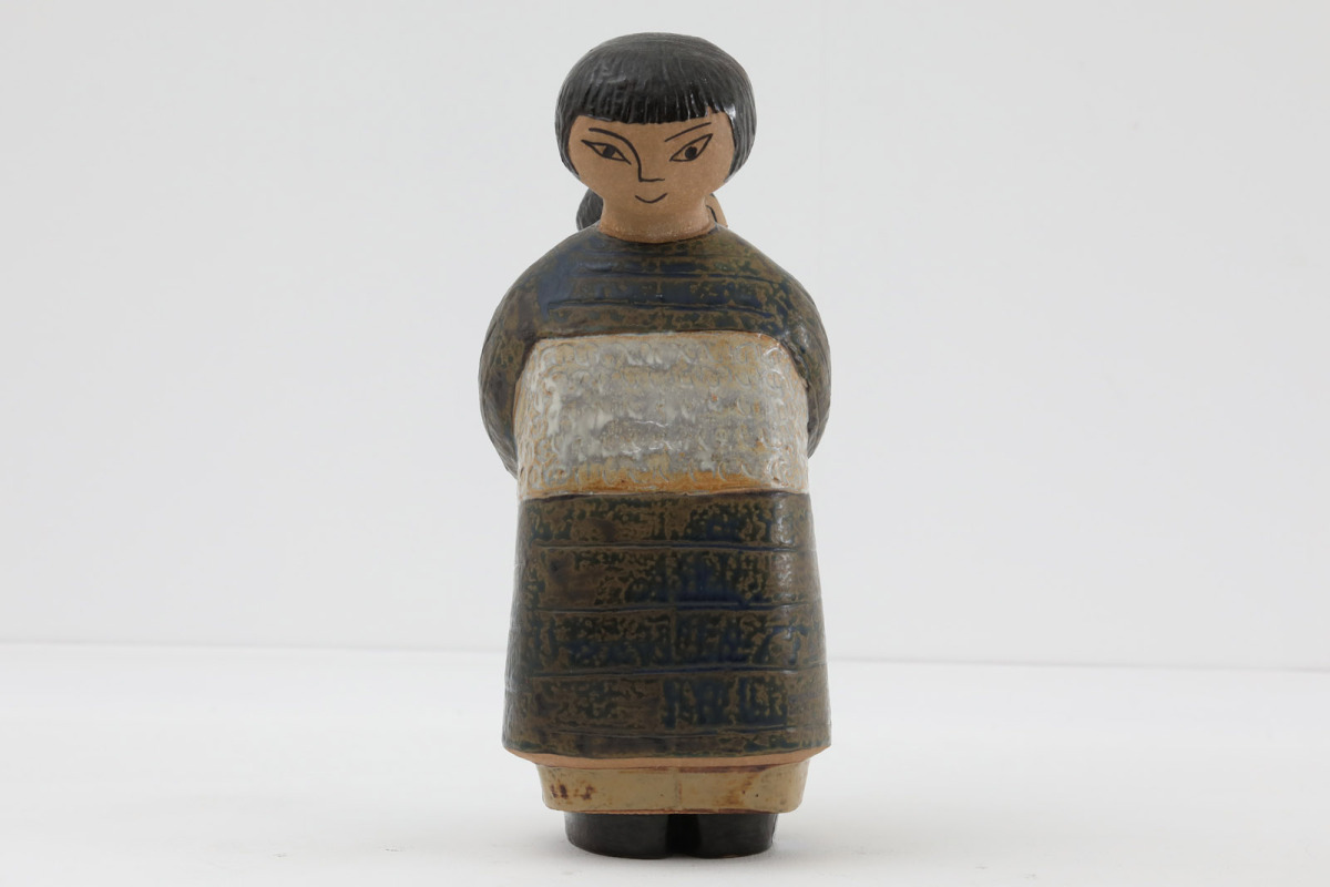 【修復跡あり】Lisa Larson リサ ラーソン SKULPTURERシリーズ Japanskaヤパンスカ 日本人■北欧雑■拍卖