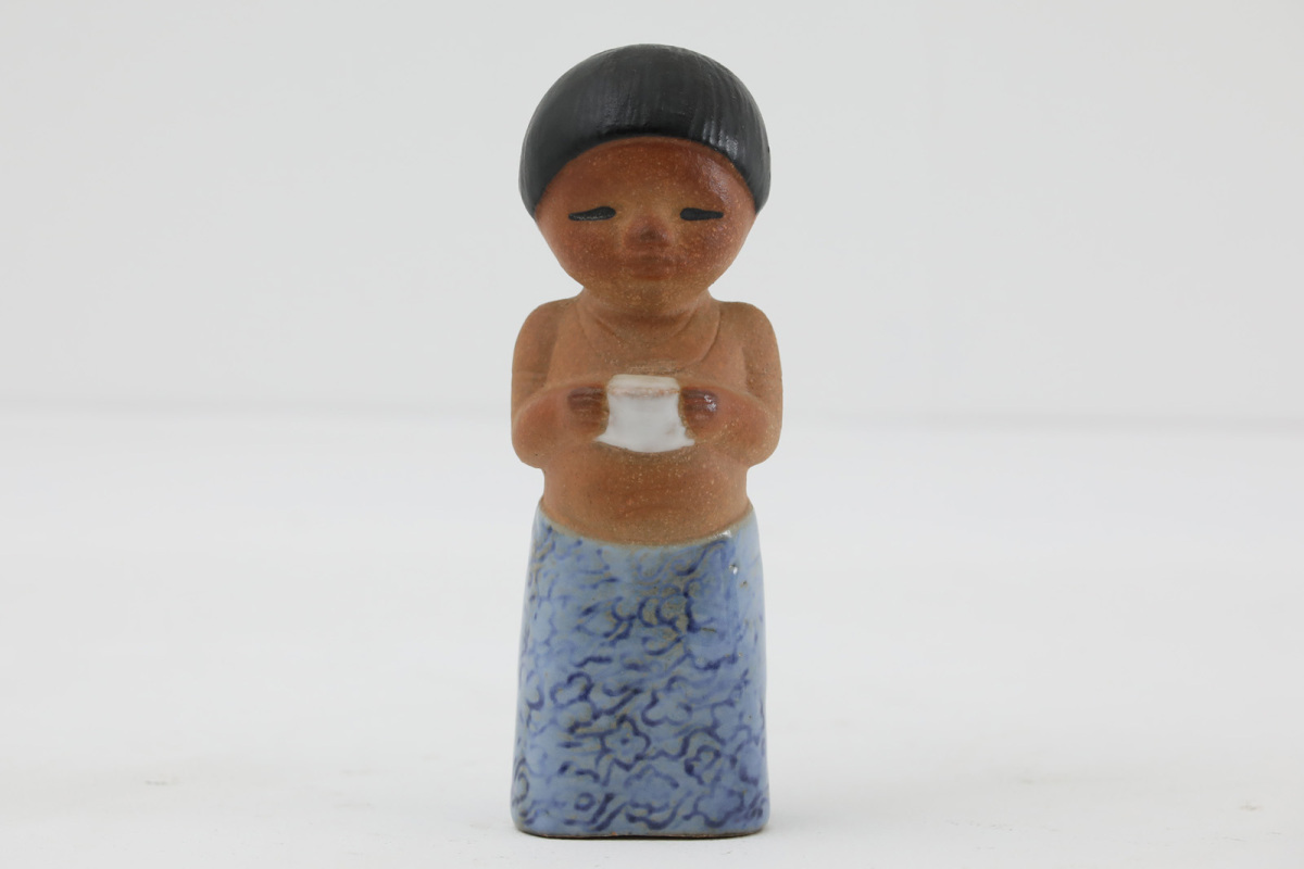 Lisa Larson リサ ラーソン ALL VARLDENS BARN 世界の子供シリーズ Maria■北欧雑貨 ビンテー■拍卖