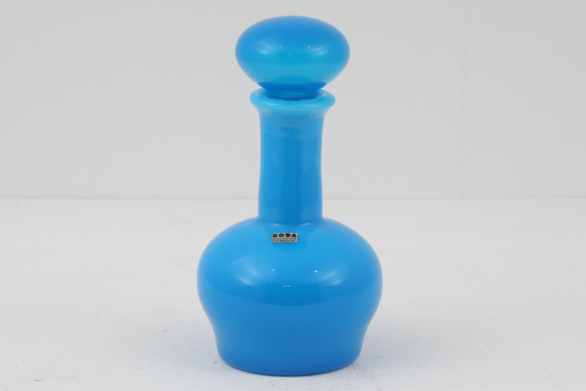 Erik Hoglund エリックホグラン パステルカラーのカラフェ ガラス瓶■北欧雑貨 ビンテージ雑貨 アンティーク デンマ■拍卖