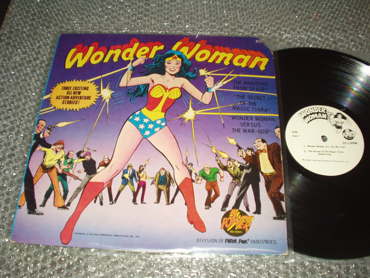 LP★「WONDER WOMAN / ワンダー・ウーマン」US盤(8165)~アメコミ/アメリカン・コミックス/スーパー・ヒーロー拍卖