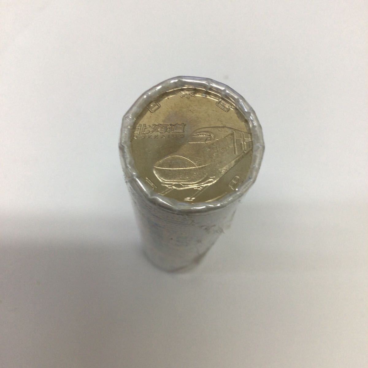35738 0107Y 新幹線鉄道開業50年 記念硬貨 北海道  ロール 棒金拍卖