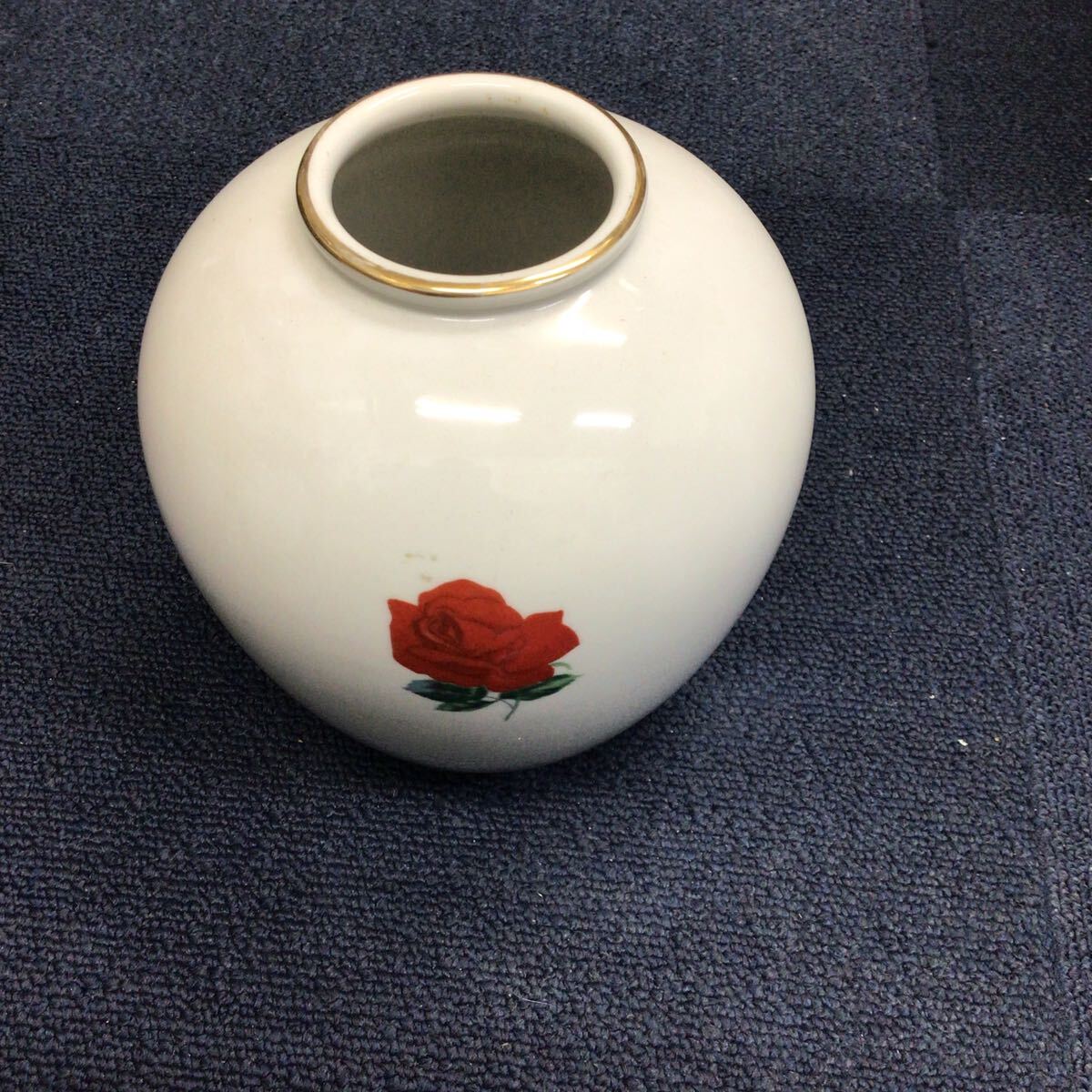 37414-3 0114Y オールドノリタケ 花器 花瓶 フラワーベース 薔薇 ローズ拍卖