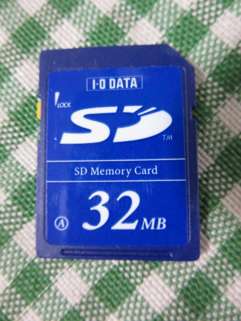 I-O DATA SDメモリーカード 32MB拍卖
