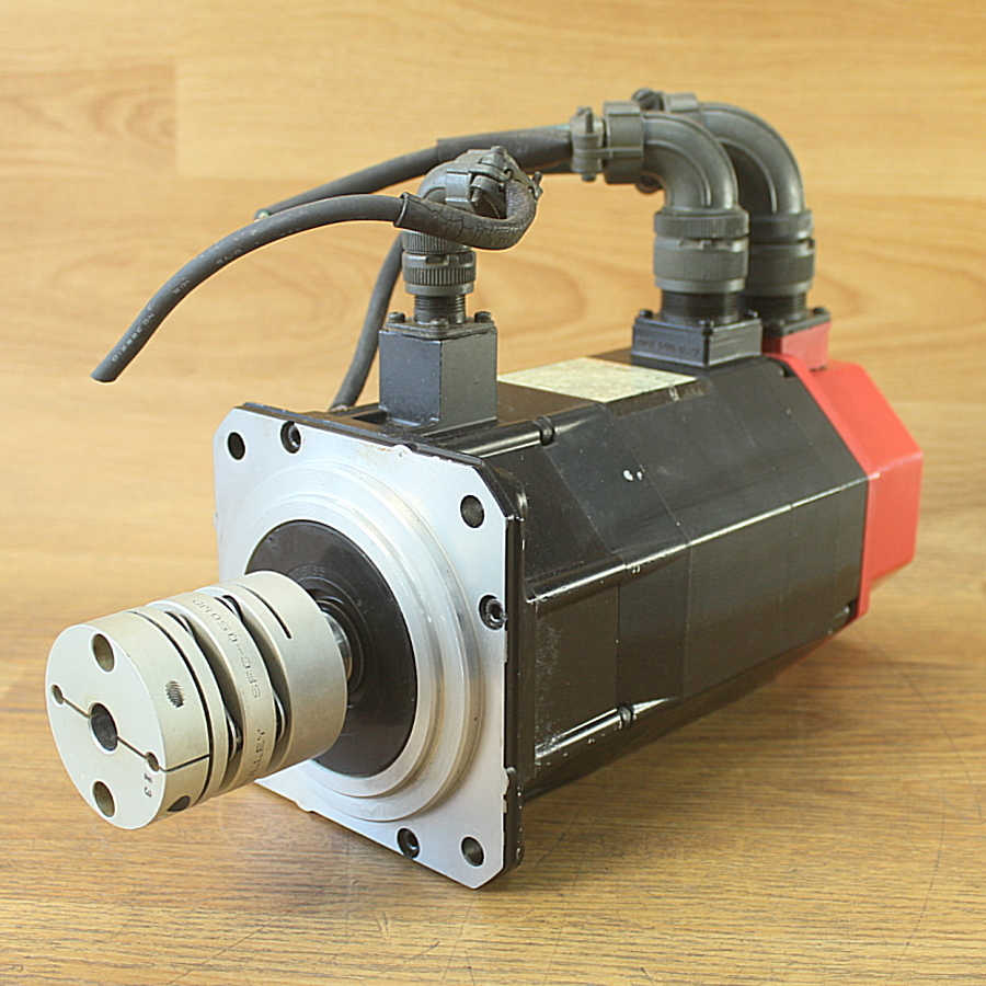 現状)FANUC/ファナック A06B-0123-B177 ACサーボモーター カップリング/コネクタ付き α3/3000シリーズ拍卖