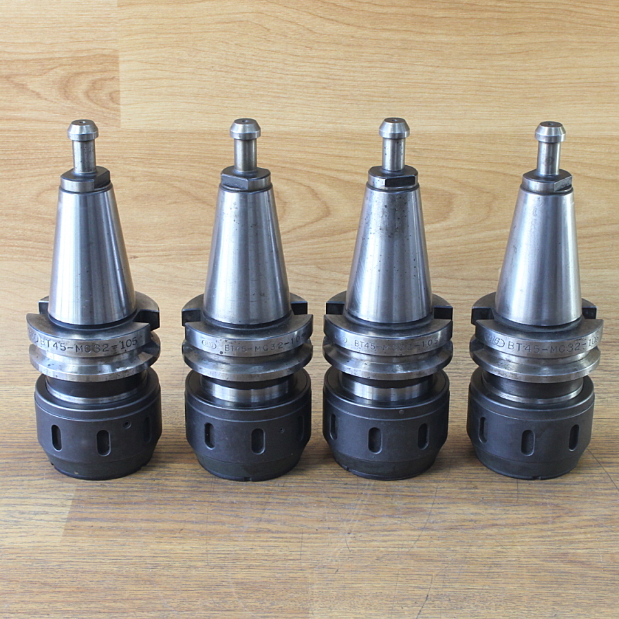 現状)4本セット☆BIG/大昭和精機 BT45-MC32-105 ミーリングチャック拍卖