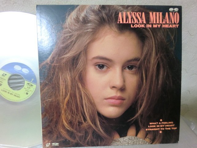 (AYUKA)【何点でも同送料 LD/レーザーディスク】アリッサ・ミラノ / ファーストビデオ ALYSSA MILANO / LOOK IN MY HEART拍卖