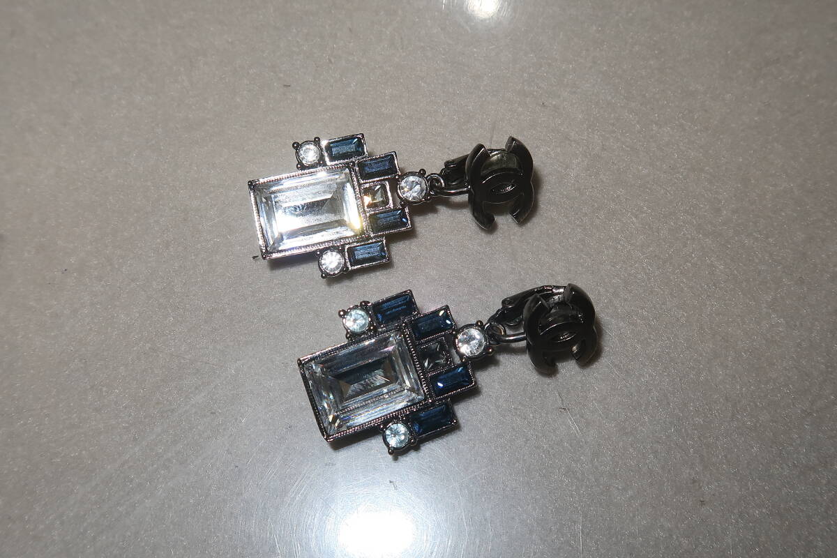 ★☆CHANEL シャネル イヤリング ココマーク ラインストーン 05P☆★拍卖