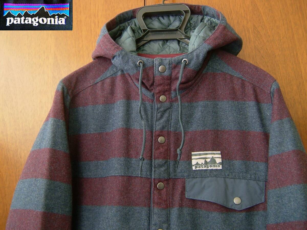 パタゴニア patagonia リクレイムドウール スナップT プルオーバー Reclaimed Wool Snap-T Pullover フード付き 中綿ジャケット拍卖