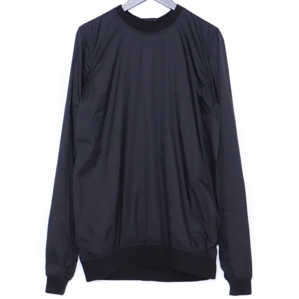 RICK OWENS DRKSHDW リアジップレイヤードナイロントップス Mサイズ ブラック DU20F-1277-NDRN リックオウエンスダークシャドウ カットソー拍卖