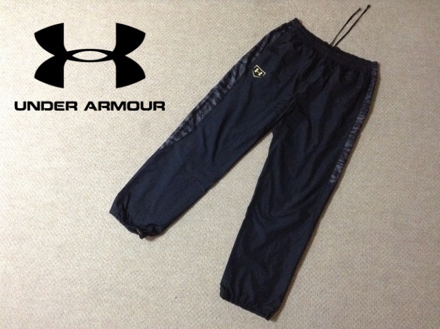 ★中古★アンダーアーマー CTGウィンドパンツ XLサイズ 黒 ブラック メンズ 野球 部活 練習 大会 UNDER ARMOUR UA MBB8751拍卖