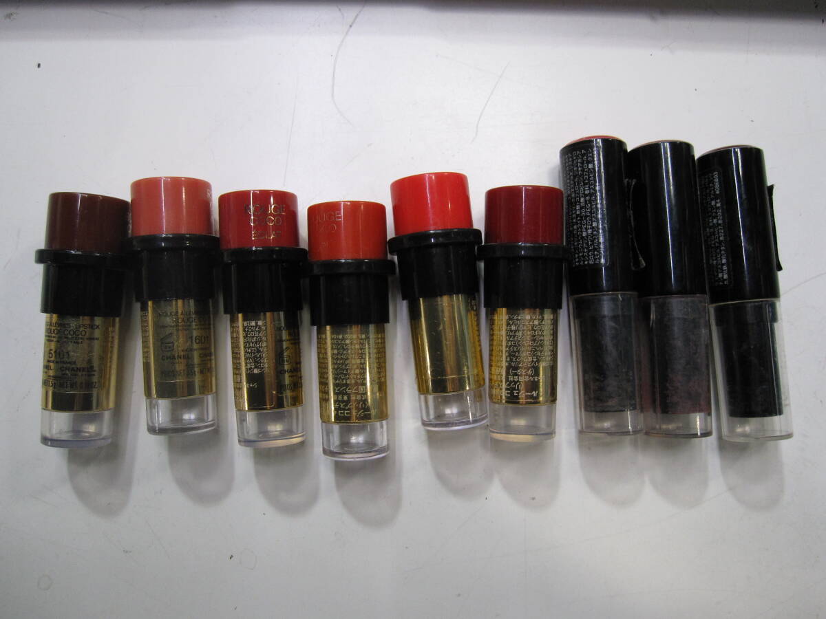 CHANEL シャネル ルージュ ココ 口紅 リップスティック テスター 9点 まとめて 中古拍卖