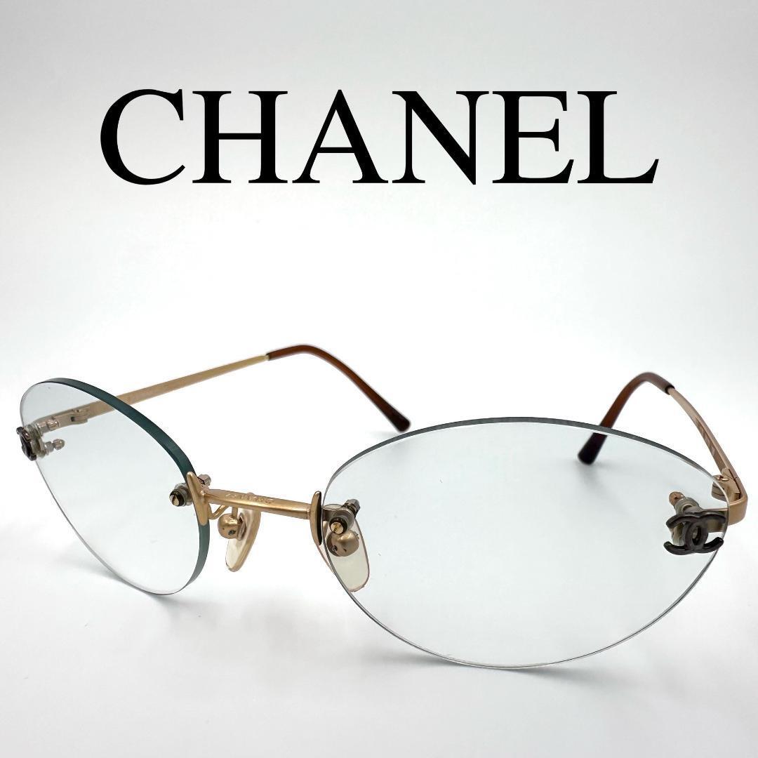 CHANEL シャネル サングラス 度なし 2013 ココマーク ケース付き拍卖