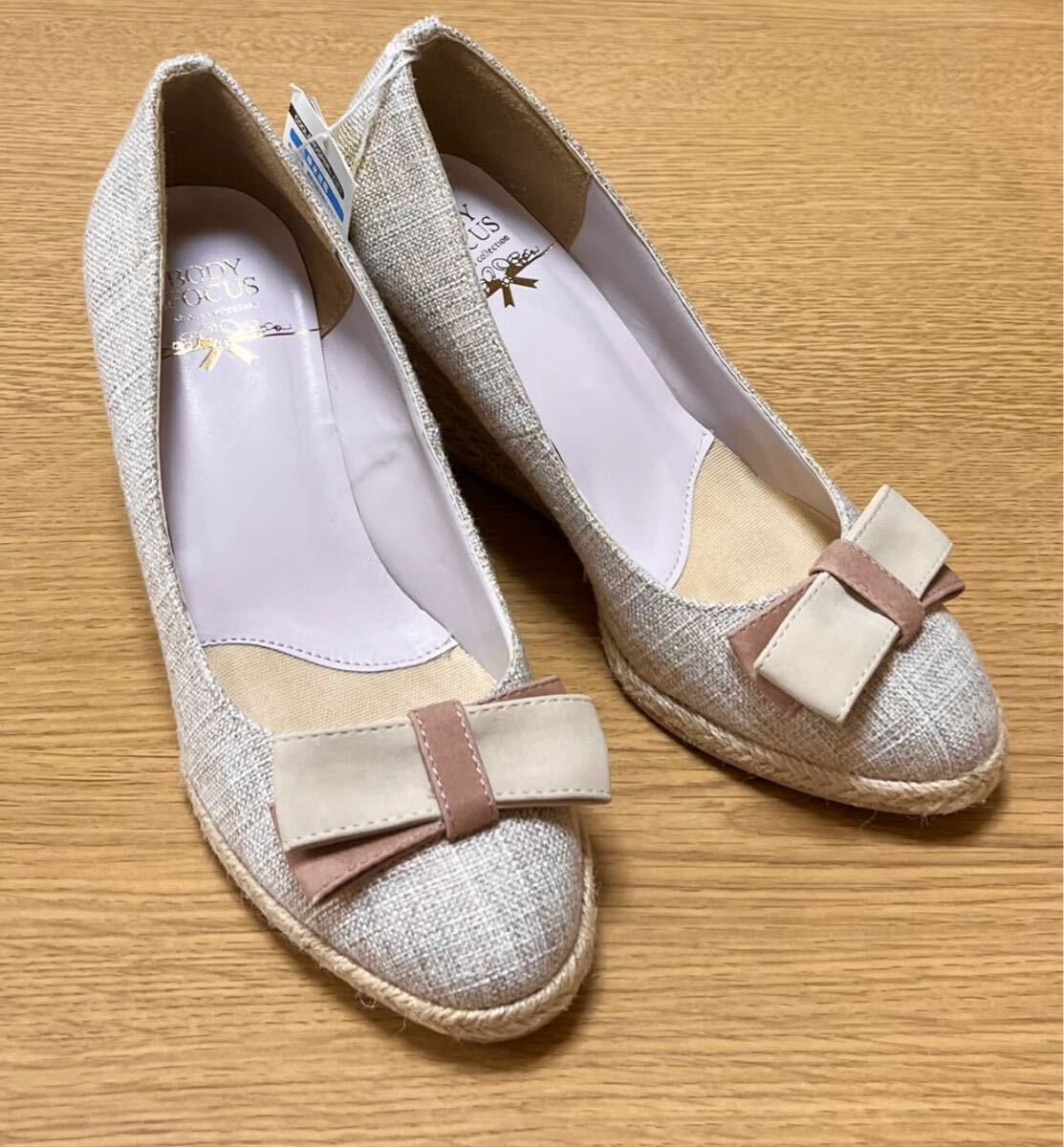 BODY FOCUS ウェッジソール パンプス 24.0cm 新品タグ付き拍卖