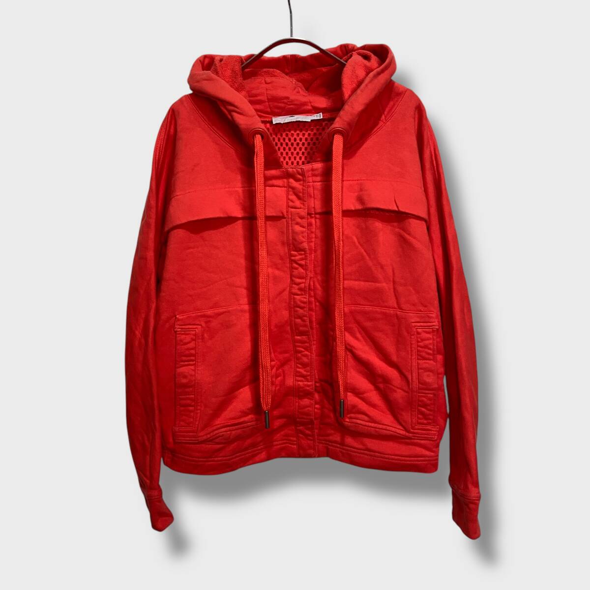 送料無料☆ステラマッカートニー☆アディダス☆スウェットパーカージャケット☆レディースS☆短丈☆A25M拍卖