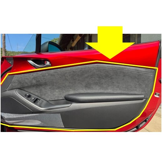 ★新品 未使用 純正部品 マツダ ロードスター 4代目 ND系 RF 純正 ドアトリム アルカンターラ 運転席 助手席 上質 在庫限り 希少 レア★拍卖