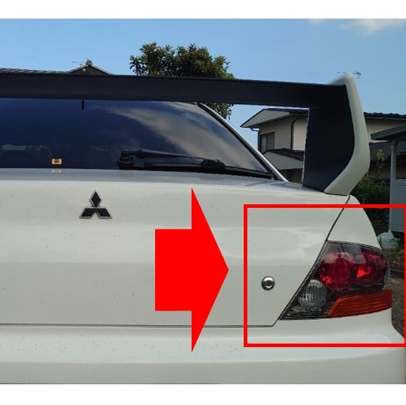 ★新品 未使用 純正部品 三菱 ランサーエボリューション IX CT9A ブラック テールランプ リフレッシュ リメイク 左右セット 希少 レア★拍卖