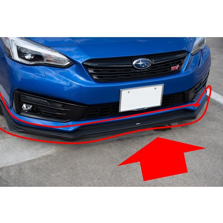 ☆新品 未使用 純正部品 スバル インプレッサ STI GT GK 5代目 D型 フロント アンダー スポイラー バンパー サイドスカート 在庫限り★拍卖