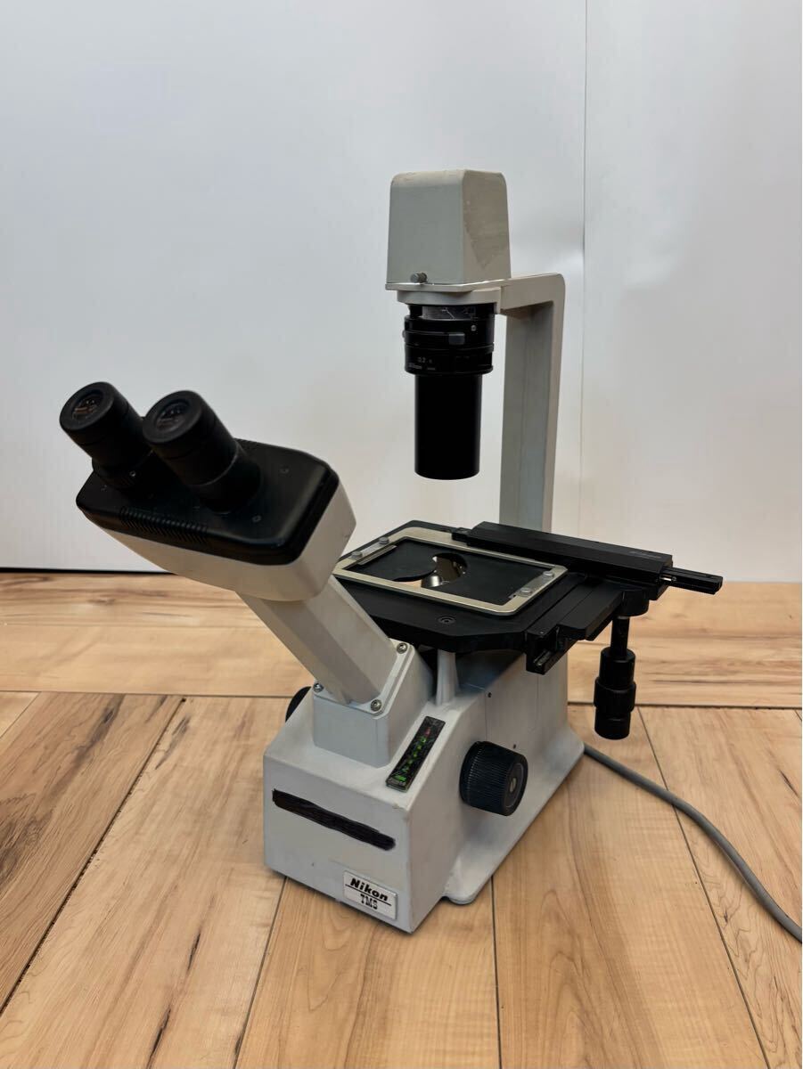 ★通電OK★Nikon★倒立型顕微鏡 TMS★CFWE10XA/18★20/0.4 160/0.17 E10 0.25 160/- E4/0.10 160/-★研究 実験★MFA10100 ニコン★SR(S578)拍卖