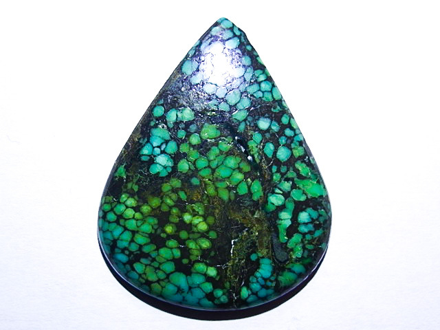 ★チベットターコイズ★13.9ct/30.9mm ★ヒマラヤ産守護石チベタンターコイズ天然石トルコ石カボションルース裸石鉱物磨き石kamesan拍卖