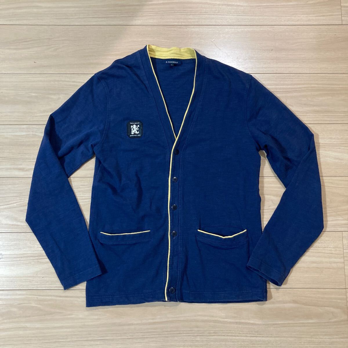 R.Newbold アール.ニューボルド Paul Smith ポールスミス カーディガン 長袖 Lサイズ ネイビー拍卖