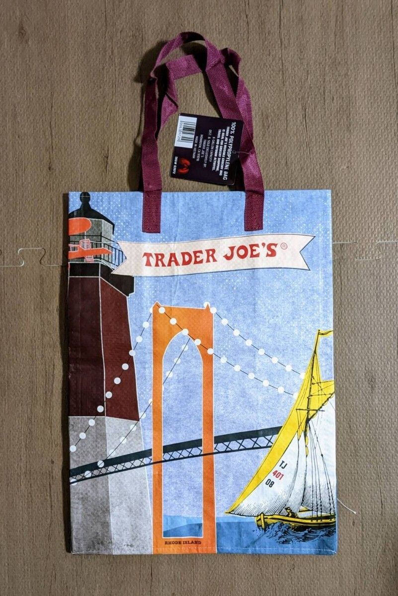 トレーダー・ジョーズ Trader Joe's ★  ロードアイランド州  エコバッグ ★ 新品未使用拍卖