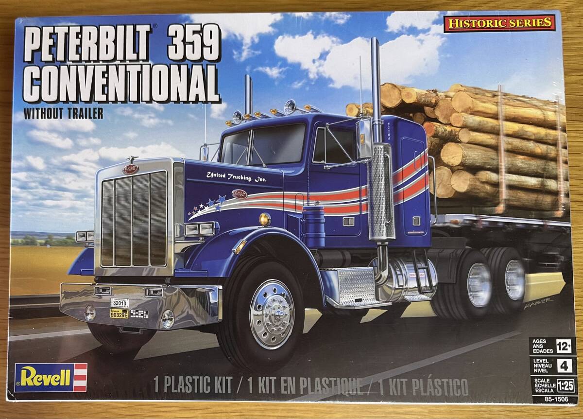 【新品・未組立】『PETERBILT 359 CONVENTIONAL』 ピータービルト359コンベンショナル REVELL(レベル) 1/25スケール拍卖