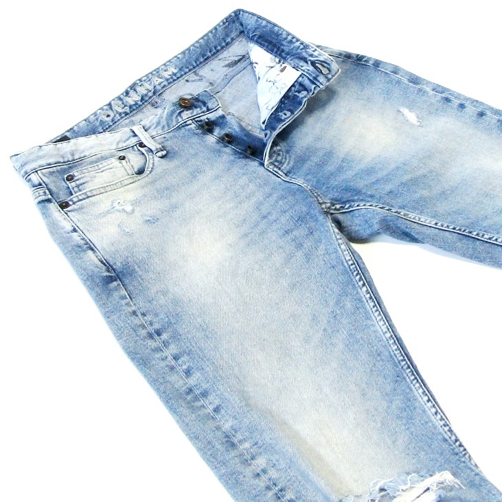 DENHAMデンハムRAZOR▼ストレッチスリムデニム▼27インチ▼ウエスト約78cm拍卖