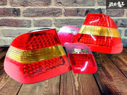 【ストア出品】ESDEPO デポ E46 3シリーズ 前期 LED テールライト テールランプ 1台分 01-44-1303 棚2N24拍卖