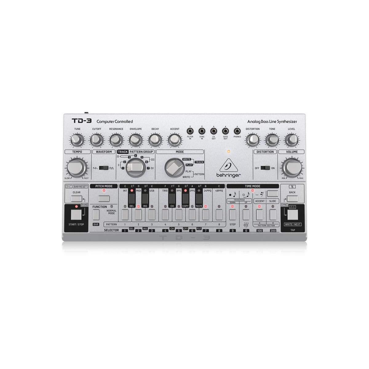 【中古】BEHRINGER TD-3-SR アナログ ベースライン シンセサイザー ベリンガー拍卖