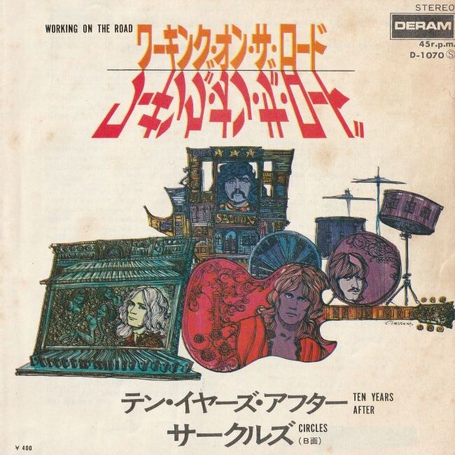 Ten Years After【国内盤 Rock 7" Single】Working On The Road / Circles (King D-1070) 1970年 / テン・イヤーズ・アフター拍卖