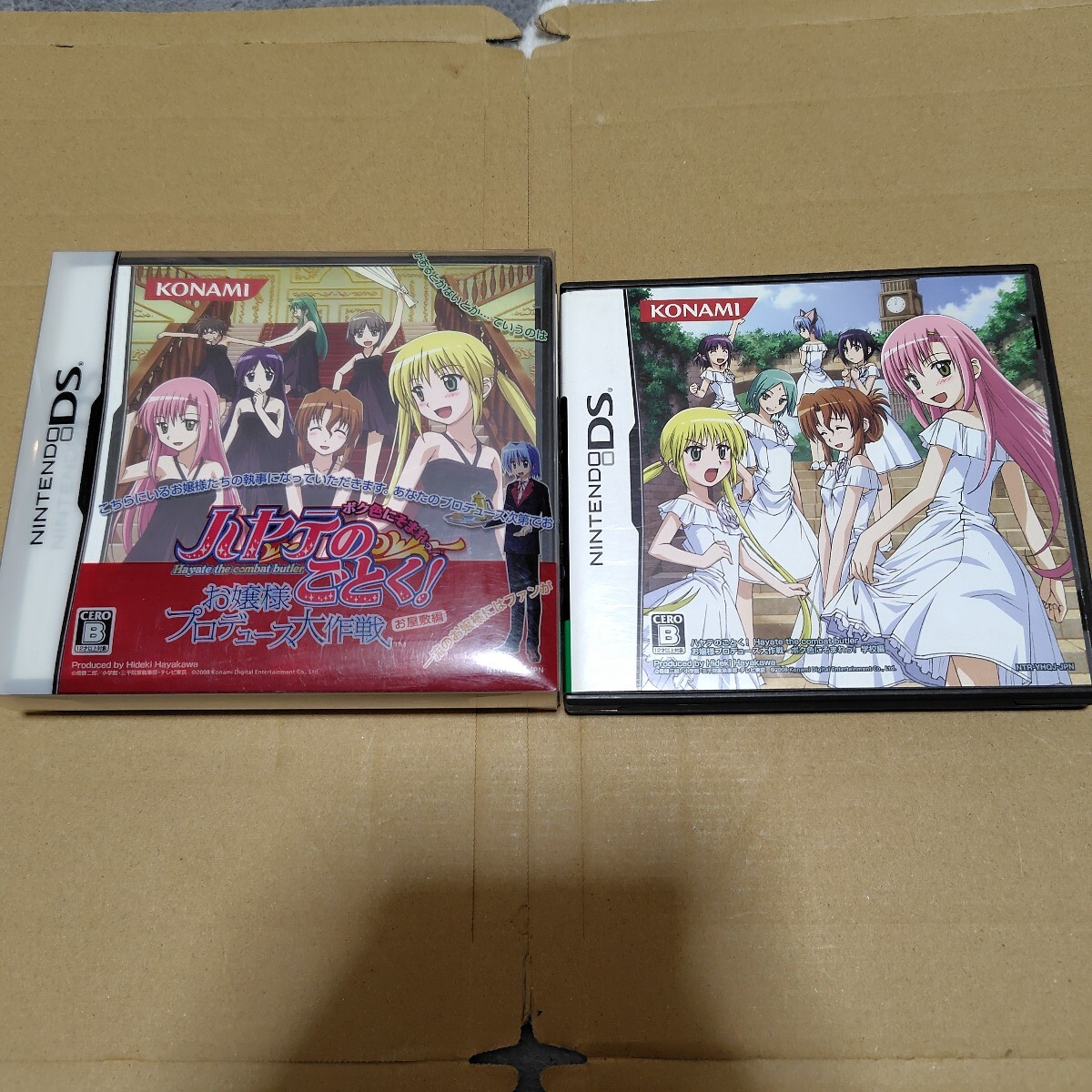 ハヤテのごとく! お嬢様プロデュース大作戦 学校編+お屋敷編 2本セット 動作確認済み DSソフト Nintendo ニンテンドーDS拍卖