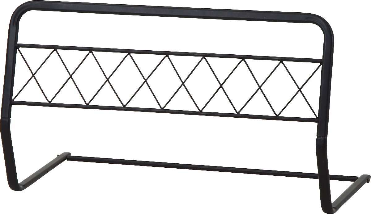 立ち上がるのに支えになるベッドガード、スプリングマット用 ベッドガード ブラック 92490拍卖