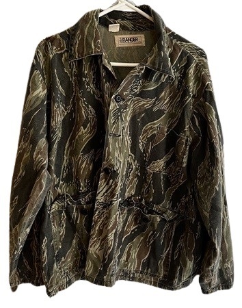80's RANGER レンジャー カモフラ ハンティングジャケット ミリタリー US ARMY 迷彩拍卖