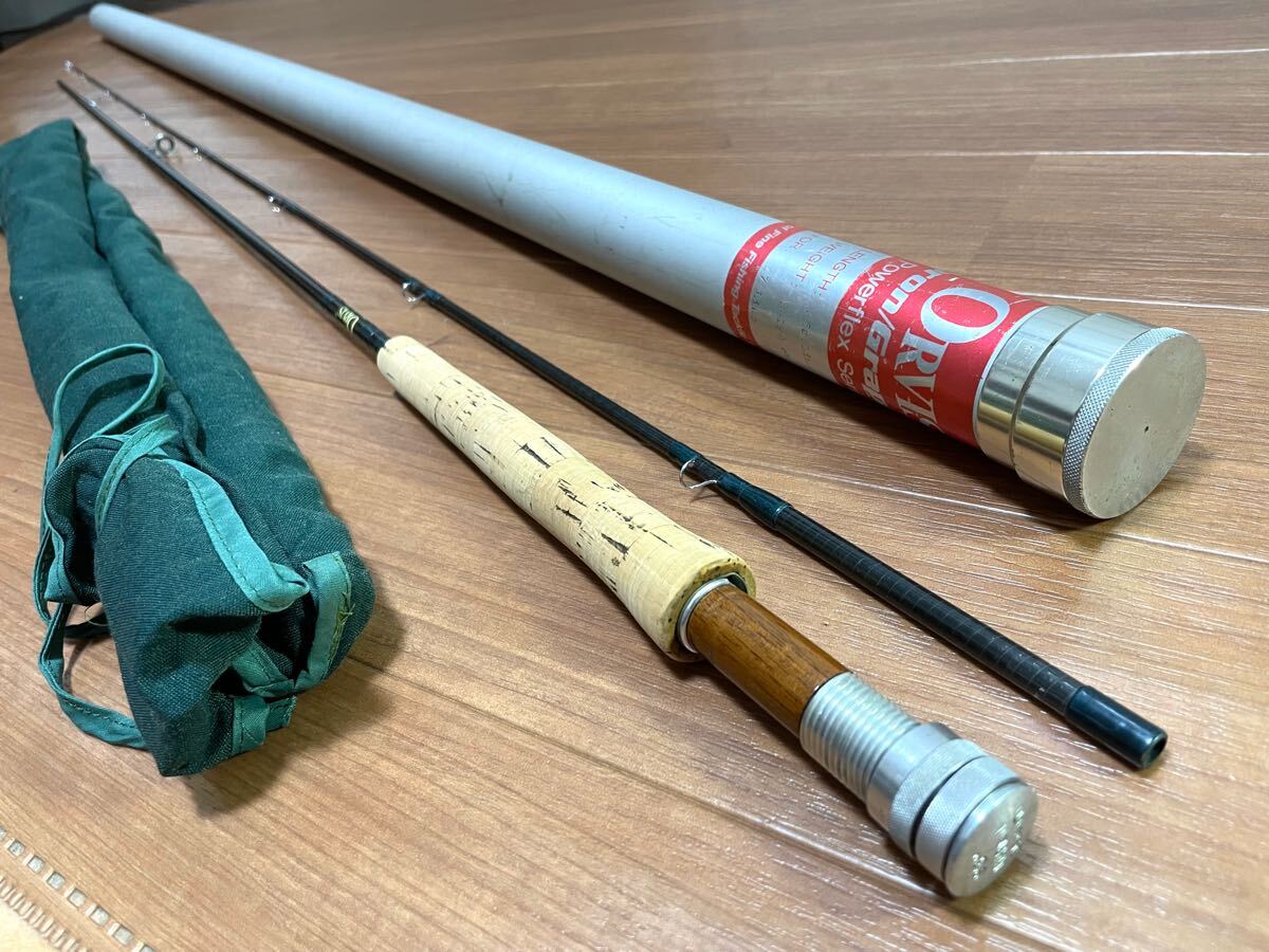 ★即決!稀少 オービス ボロン グラファイトパワーフレックス マーク2 8'3 3.1/4oz #7 美品! Orvis boron graphite Powerflex MARK2 ★拍卖