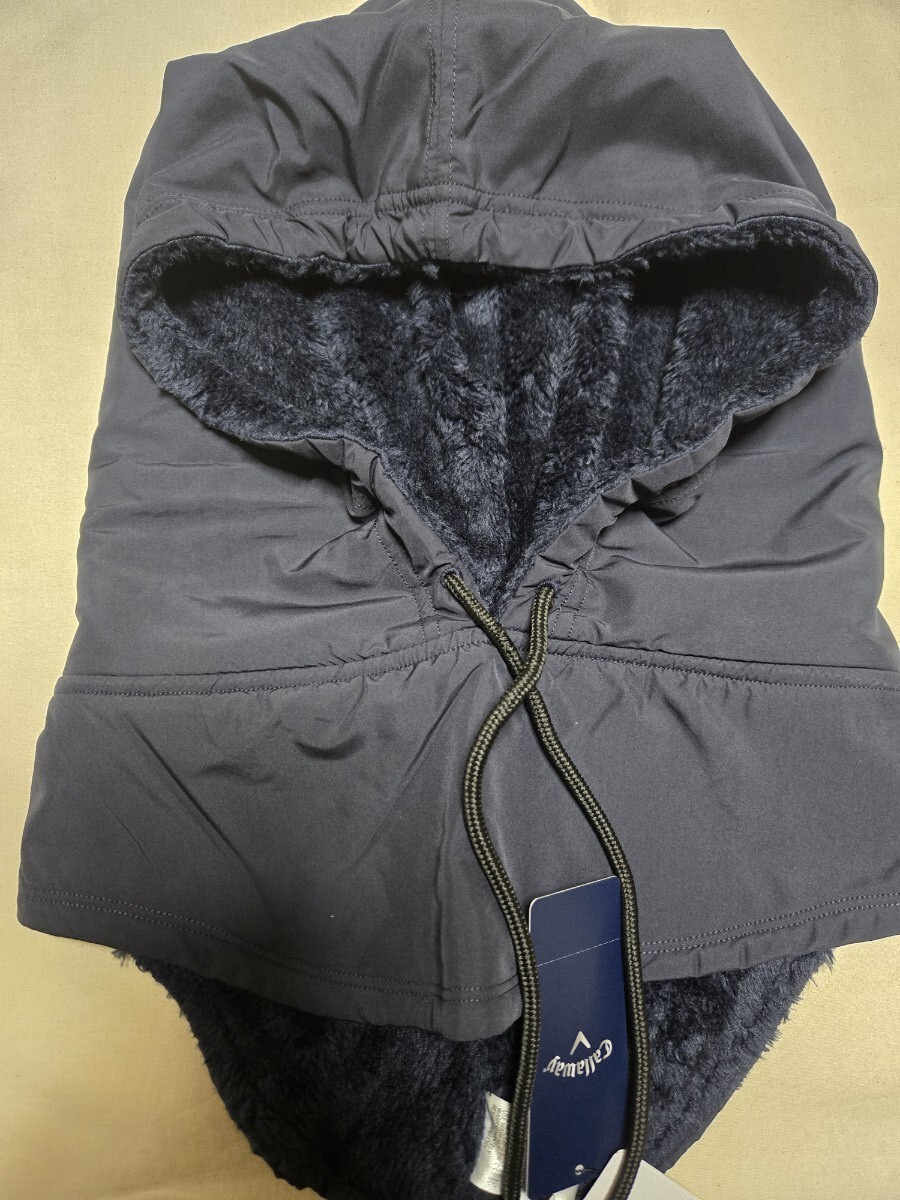 キャロウェイ フードウォーマー ゴルフ ウェア 防寒 冬 ネイビー拍卖