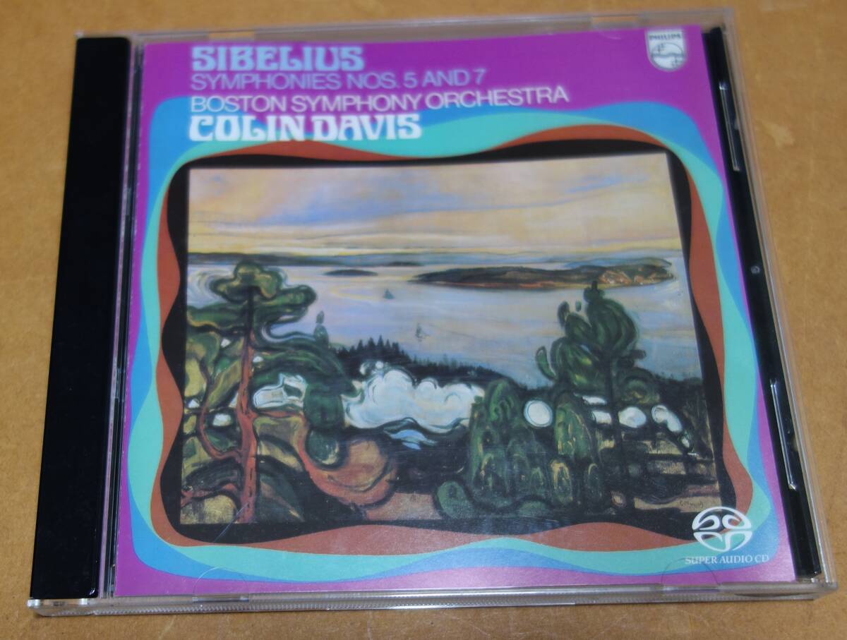 SACD シベリウス交響曲第5番&第7番 サー・コリン・デイヴィス ボストン交響楽団 1975年拍卖
