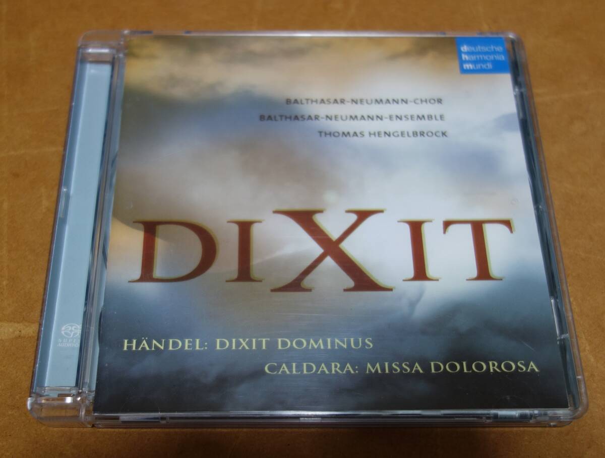 輸入SACD ヘンデル DIXIT DOMINUS主は言われた アントニオ・カルダーラ悲しみのミサ 指揮トーマス・ヘンゲルブロック拍卖