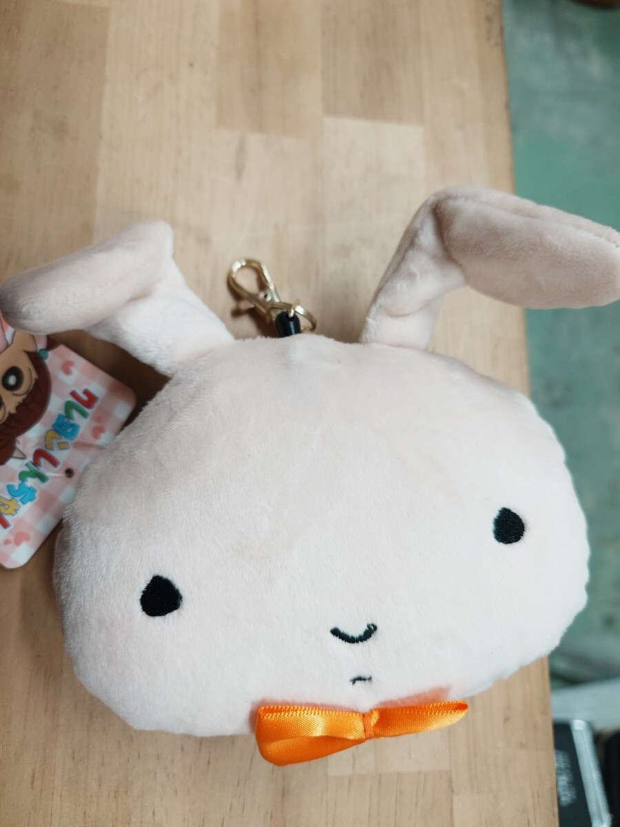 新品☆クレヨンしんちゃん ネネちゃんのうさぎ パスケース ぬいぐるみ 財布拍卖