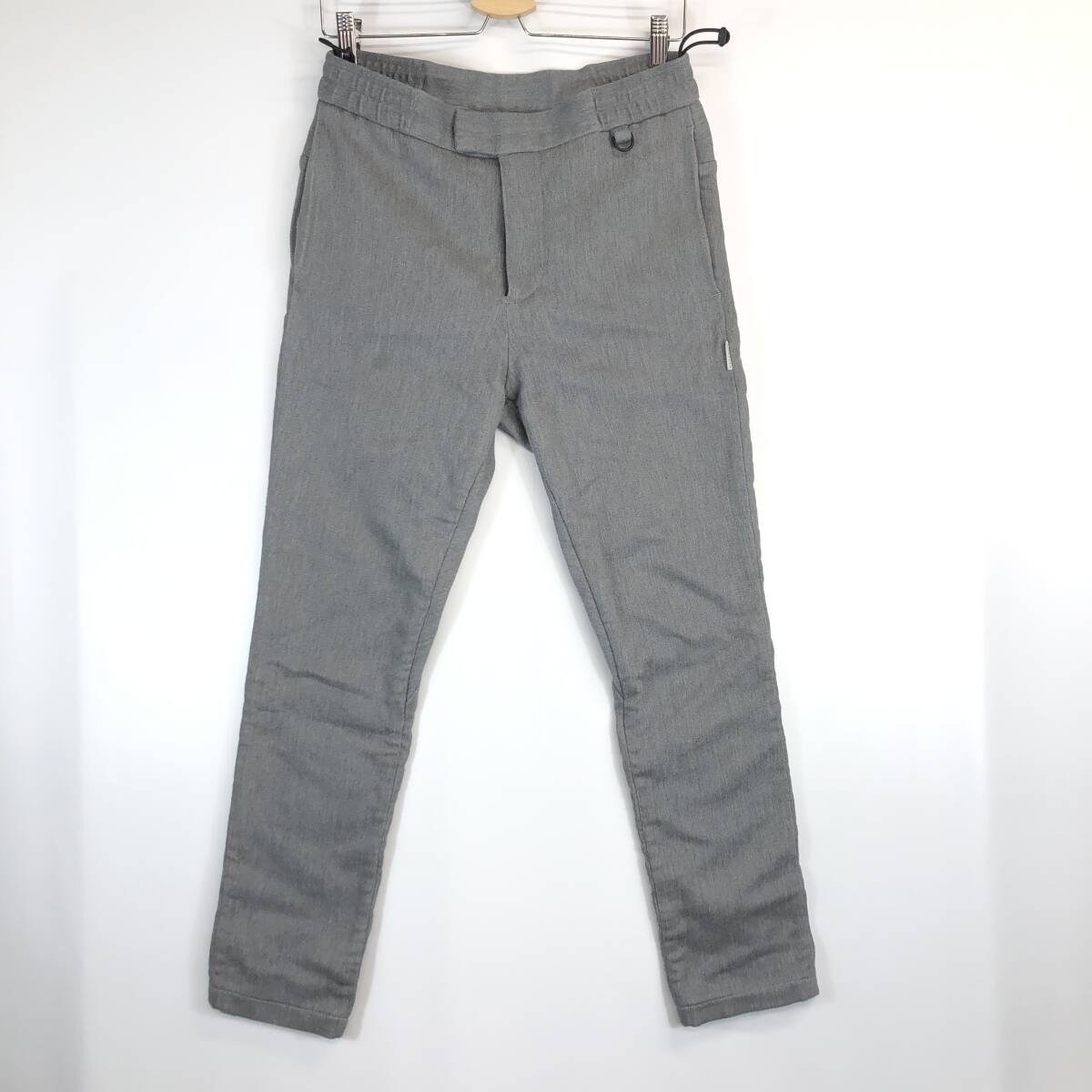 MINOTAUR (ミノトール) スリムニットパンツ グレー 日本製 Sサイズ拍卖