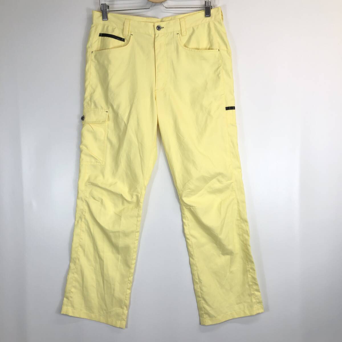 ルコックスポルティフゴルフコレクション ナイロンゴルフパンツ 薄手 イエロー系 82サイズ QG8290拍卖