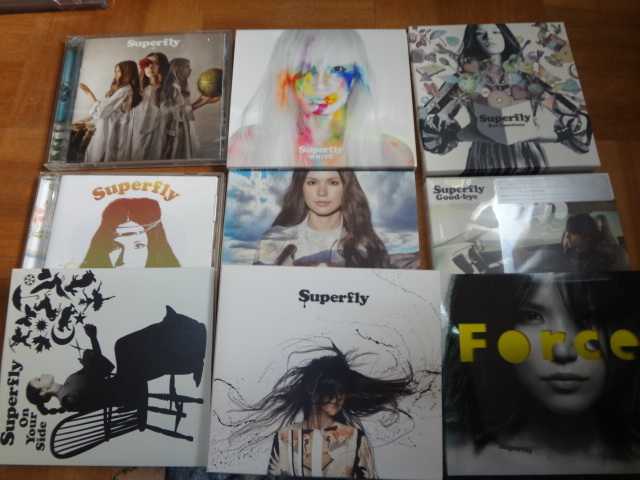 Superfly 1st~5thアルバム 他 黒い雫 wildflower on your good bye セット(Superfly,Box Emotions,Mind Travel,Force,WHITE) DVD 初回拍卖